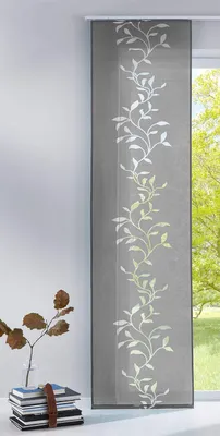 Immagine prodotto di Pannello divisorio moderno, tenda scorrevole realizzata con tessuto di alta qualità, completo di carrello - 245x60 (altezza x larghezza) - Grigio