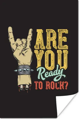 Produktbild von MuchoWow® Poster Rock - Vintage - Armband 80x120 cm - Papierdruck