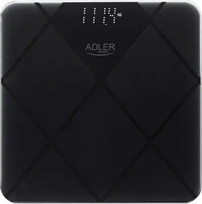 Zdjęcie produktu dla Adler | Waga łazienkowa | AD 8169 | Maksymalna waga (udźwig) 180 kg | Dokładność 100 g | Grafit/czarny