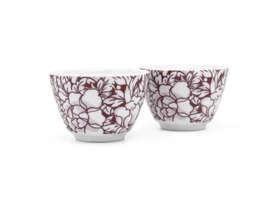 Obrázek produktu pro Bredemeijer 152003 Bredemeijer Teebecher Yantai rot Porzellan 2er-Set         152003