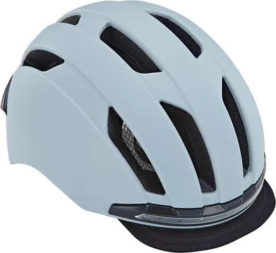 Immagine prodotto di Casco da bicicletta - Casco urbano - Sicurezza in bicicletta - Visibilità a 360° - Taglia 52-58 cm - Grigio chiaro