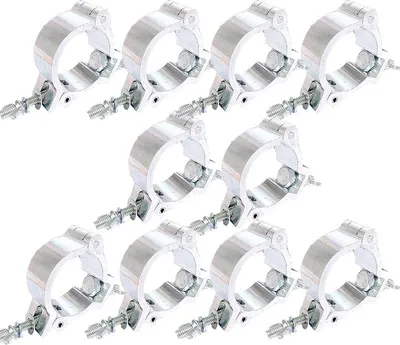 Image de Pince pour éclairage de scène, construction robuste, installation autonome, pour usage professionnel, argenté