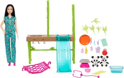 Produktbild von Barbie Panda Pflegestation Spielset