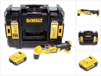 Immagine prodotto di Trapano angolare a batteria Dewalt DCD 740 NT 18 V 33 Nm + 1 batteria da 5,0 Ah + TSTAK - senza caricabatterie