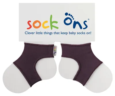 Produktbild von Sock Ons Sockenhalter Söckchenhalter Babysocken Small 0-6m Schwarz