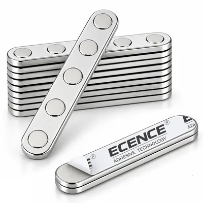 Produktbild von ECENCE Starke Neodym Segmentmagnete selbstklebend N35 12 Stück