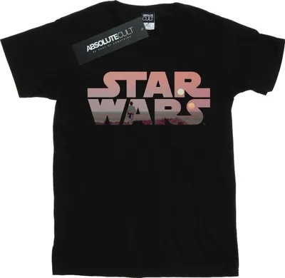 Zdjęcie produktu dla Koszulka damska „Tatooine” z serii „Gwiezdne Wojny” BI1693 (M) (czarna)
