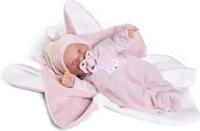 Produktbild von Antonio Juan Puppen - Petit Blandito mit Fuchsdecke - Stoffkörper 27 cm - Ref. 12439 - Kollektion 2024 ANTONIO JUAN
