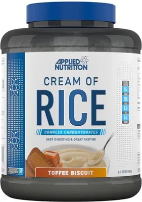 Imagen del producto de Applied Nutrition, Crema de arroz, 2 kg - Sabor a galleta de caramelo