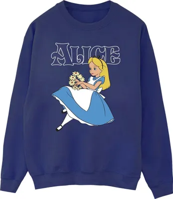 Produktbild von Disney - "Alice in Wonderland" Sweatshirt für Herren BI7720 (M) (Marineblau)