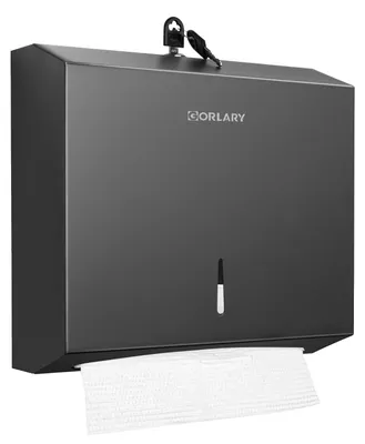 Imagen del producto de Solidchoice: Dispensador de toallas de acero inoxidable para montaje en pared