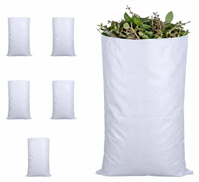 Productafbeelding van PP Geweven Zakken 55 x 95 cm, 5 Stuks voor Tuinafval