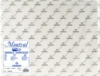 Produktbild von CANSON Zeichenpapier "Montval" 300 g/qm 500 x 650 mm