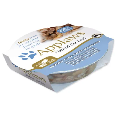Immagine prodotto di Applaws Katzen Nassfutter Thunfischfilet und Garnelen 60 gx10