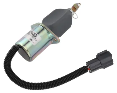 Image de Solenóide d'arrêt de carburant 12V, modèle 1751ES 12A3UC12B1S, valve de coupure de carburant précise pour moteur de groupe électrogène