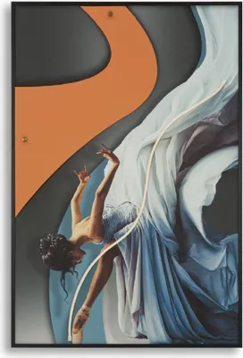 Obrázok produktu pre LED obraz "Tanečník" od spoločnosti Mauro Ferretti, viacfarebný, 60x90 cm
