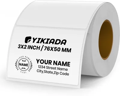 Productafbeelding van Thermische Adresstickers 50x76mm, 500 Stuks, Waterdicht, Zelfklevend, voor Organisatie
