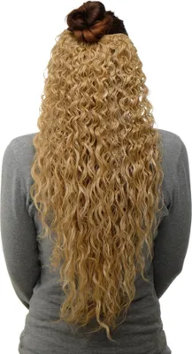 Produktbild von WIG ME UP Haarteil Halbperücke 7 Clips Locken Blond-Mix H9311-611B