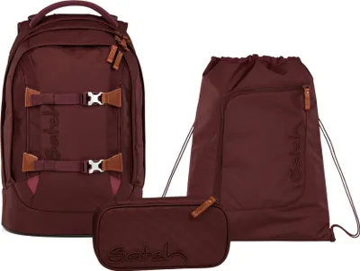 Produktbild von Satch Pack Nordic Ruby Skandi Schulrucksack Set 3tlg.