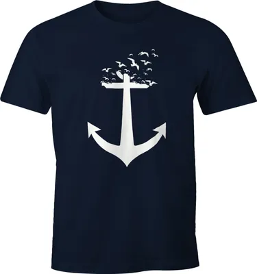 Produktbild von Herren T-Shirt Anker Vögel Birds II Shirt Moonworks® S