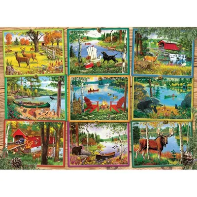 Produktbild von COBBLE HILL Puzzle Ansichten vom See 1000 Teile