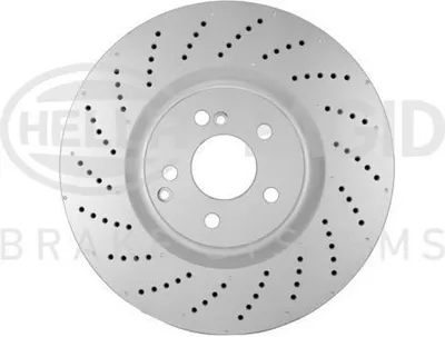 Produktbild von 2x HELLA 8DD 355 125-361 Bremsscheibe Vorderachse