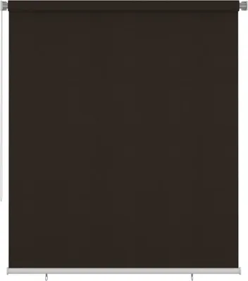 Obrázok produktu pre Maison Exclusive – vonkajšia rolovaná žalúzia, rozmer 205 cm (šírka) x 230 cm (výška), farba: hnedá, materiál: HDPE