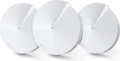 Produktbild von TP-LINK DECO M5 - WLAN-System - bis zu 418 m² - Netz - GigE - 802.11b/g/n/ac, Bluetooth 4.2 - Dual-Band (Packung mit 3)