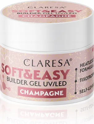Obrázek produktu pro Claresa Soft&Easy stavební gel šampaňské 45g