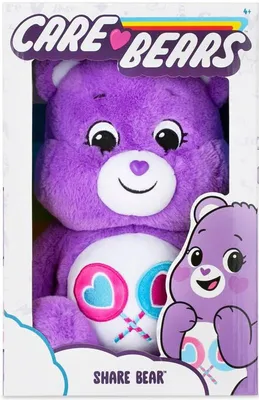 Produktbild von Care Bears Plüschfigur Share Bear 35 cm - Sammelbarer Teddybär
