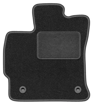 Image de Tapis conducteur en moquette pour Toyota Prius III Plus depuis 2011 (7 places) – 1 pièce, gris graphite, sur mesure – Wielganizator LUX