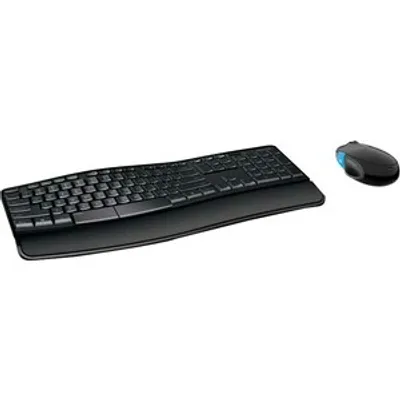 Produktbild von Microsoft Sculpt Comfort Desktop, Volle Größe (100%), Kabellos, RF Wireless, QWERTY, Schwarz