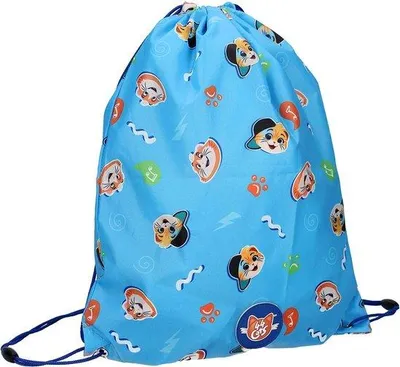 Produktbild von Nickelodeon Gymtas 44 Katzen Pawesome 44 X 37 Cm Blauw