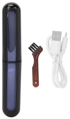 Produktbild von Beheizbare Wimpernzange, langlebig, tragbar, elektrisch, Make-up-Werkzeug für Damen, Schwarz