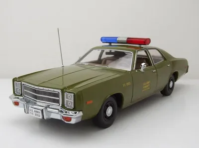 Produktbild von Greenlight Collectibles 19053 Plymouth Fury 1977 A-Team US Army Colonel Decker 1:18