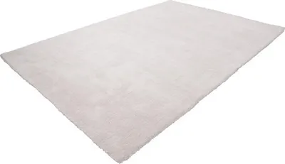 Produktbild von Lalee Velutto - Hochflor - weich - glänzend - Samt - uni - Teppich - zottelig - 200x290 cm elfenbein off-white