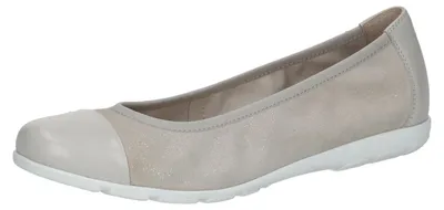Produktbild von CAPRICE Ballerina Leder grau G-Weite