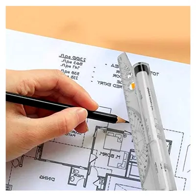 Produktbild von Metrisches Rolllineal für präzises Zeichnen