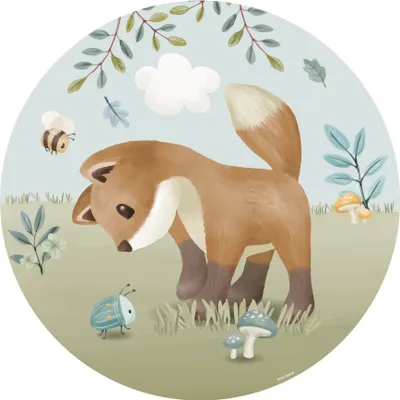 Produktbild von Little Dutch Tapetekreis Waldfreunde 100cm