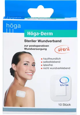 Produktbild von Hoega-Derm steriles Pflaster 53mmx70mm, 10 St PFL