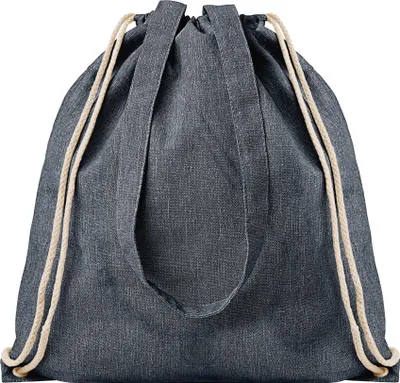 Produktbild von SOLs 04099 | Drawstring Backpack With Handles Atlanta Turnbeutel - Farbe: Heather Denim - Größe: 38 x 42 cm