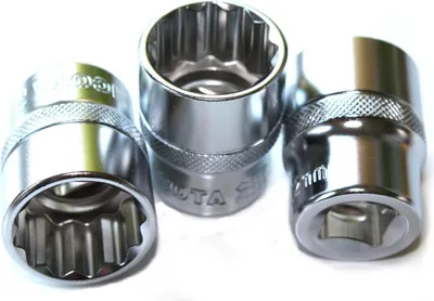 Produktbild von Stecknuss 32mm, 1/2 Zoll, Nuss für Ratsche, Cr-V, 12-kant