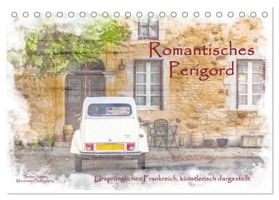 Produktbild von Romantisches Périgord (Tischkalender 2027 DIN A5 quer), CALVENDO Monatskalender