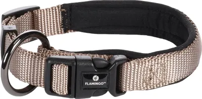 Immagine prodotto di Collare Flamingo Abbi color taupe, taglia: XXS