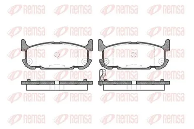 Produktbild von REMSA Bremsbeläge Satz Hinten Bremsklötze für MAZDA MX-5 II (NB) 0853.12