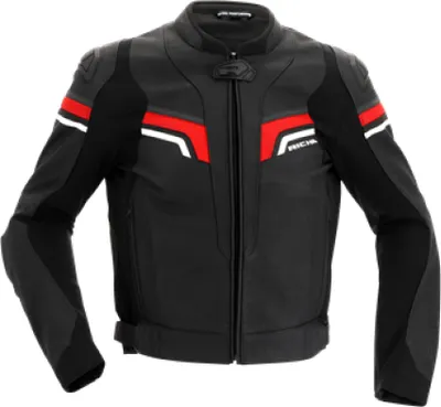 Obrázek produktu pro Moto bunda RICHA MATRIX 2 černo/červeno/bílá kožená 50