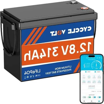 Produktbild von Lithium-Ionen Akku - LiFePO4 Batterie - Energie Speicher - Bluetooth Überwachung - 314Ah 12V - Schwarz