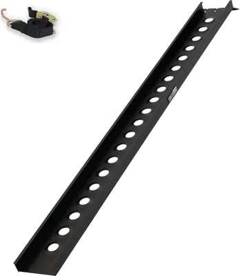 Produktbild von TRUTZHOLM 1 x Auffahrschiene 194 cm Traglast 200 kg Alu Auffahrrampe Verladerampe Rampe schwarz