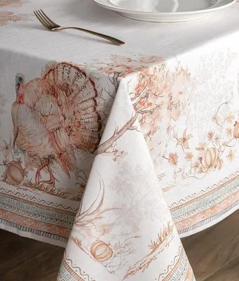Produktbild von Famanu Tischdecke 100% Baumwolle - Rechteckig, 160cm x 220cm