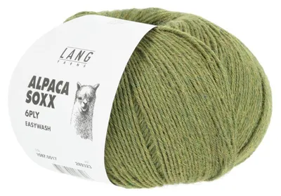 Produktbild von Lang Yarns - Alpaca Soxx 6-fach/6-PLY 0017 grün melange